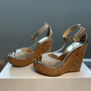 Jimmy Choo Pela Cork Wedge